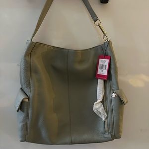 NWT Vince Camuto Garri Hobo, Color Peapod, 3 pockets outside and 3 pockets in
